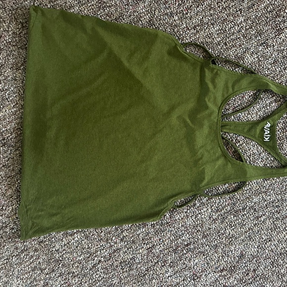 KIAVA Tops - KIAVA Olive Green Tank Top